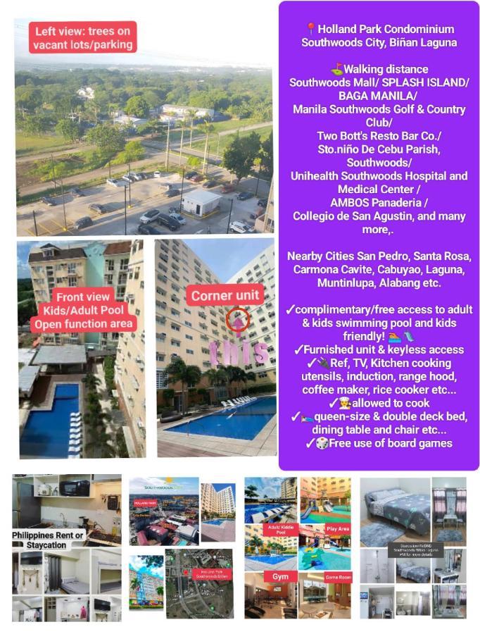 Budget Accommodation Holland Park Condominium Southwoods Binan Laguna Jalang Экстерьер фото